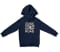 Straight Outta Ecr Unisex Youth Hoodie in Navy Color